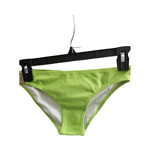 1 NWOT Naika Green Bikini Set with Rh - Picture 5 of 10